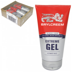 BRYLCREEM 150ML EXTREME GEL ULTIMATE HOLD X6