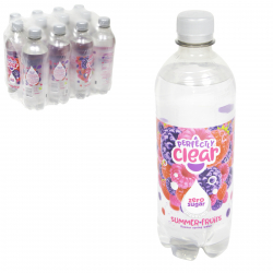 PERFECTLY CLEAR WATER SPARKLING ZERO SUGAR 500ML SUMMER FRUITS X12