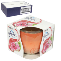 GLADE CANDLES 120GM LUCIOUS PEONY+CHERRY X6