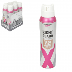 RIGHT GUARD XTREME APA FOR WOMEN 150ML DRY PINK X6