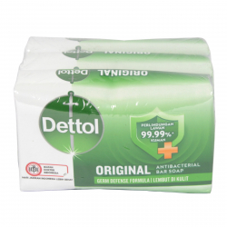 DETTOL SOAP 3X60GM ANTI-BAC ODOUR PROTECTION ORIGINAL