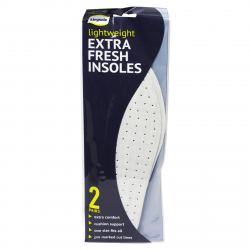 KINGSOLE INSOLES 2 PAIRS LIGHTWEIGHT EXTRA FRESH
