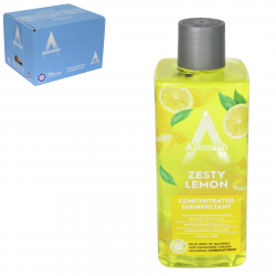 ASTONISH CONCENTRATED DISINFECTANT 300ML ZESTY LEMON X12