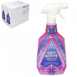 ASTONISH 750ML OXY ACTIVE FABRIC STAIN REMOVER PINK BLOSSOM X12